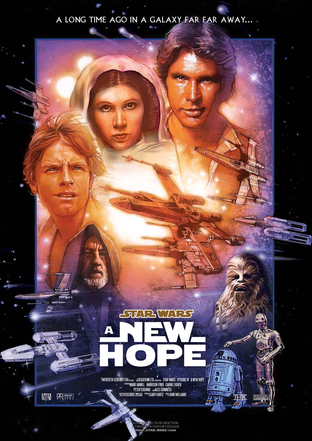 Pôster de "Star Wars: Uma Nova Esperança"